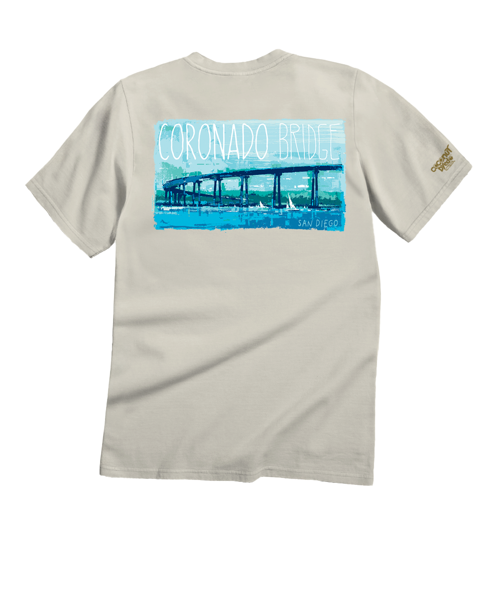 Painted Coronado - Coconut Dyed Short Sleeve Crewneck T-Shirt