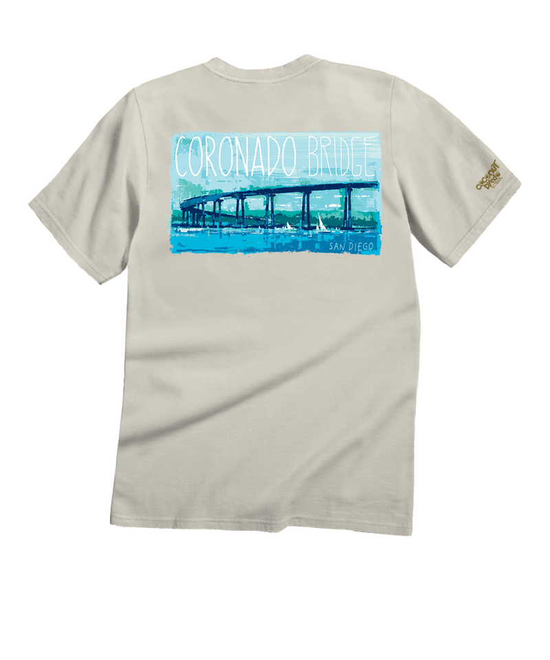 Painted Coronado - Coconut Dyed Short Sleeve Crewneck T-Shirt