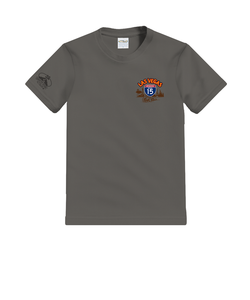 Las Vegas Signs - Crater Dyed® Short Sleeve Crewneck T-Shirt