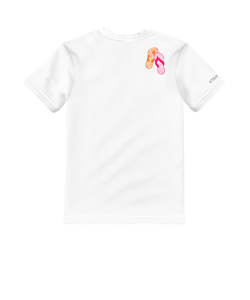 Flippin Out - White Short Sleeve Crewneck T-Shirt