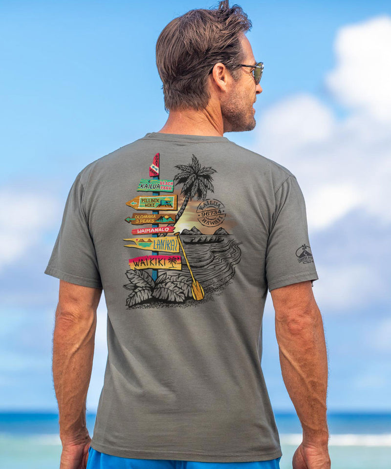 Kailua Signs - Crater Dyed® Short Sleeve Crewneck T-Shirt