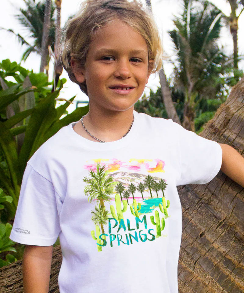 The Desert Getaway - White Short Sleeve Crewneck T-Shirt - View 2