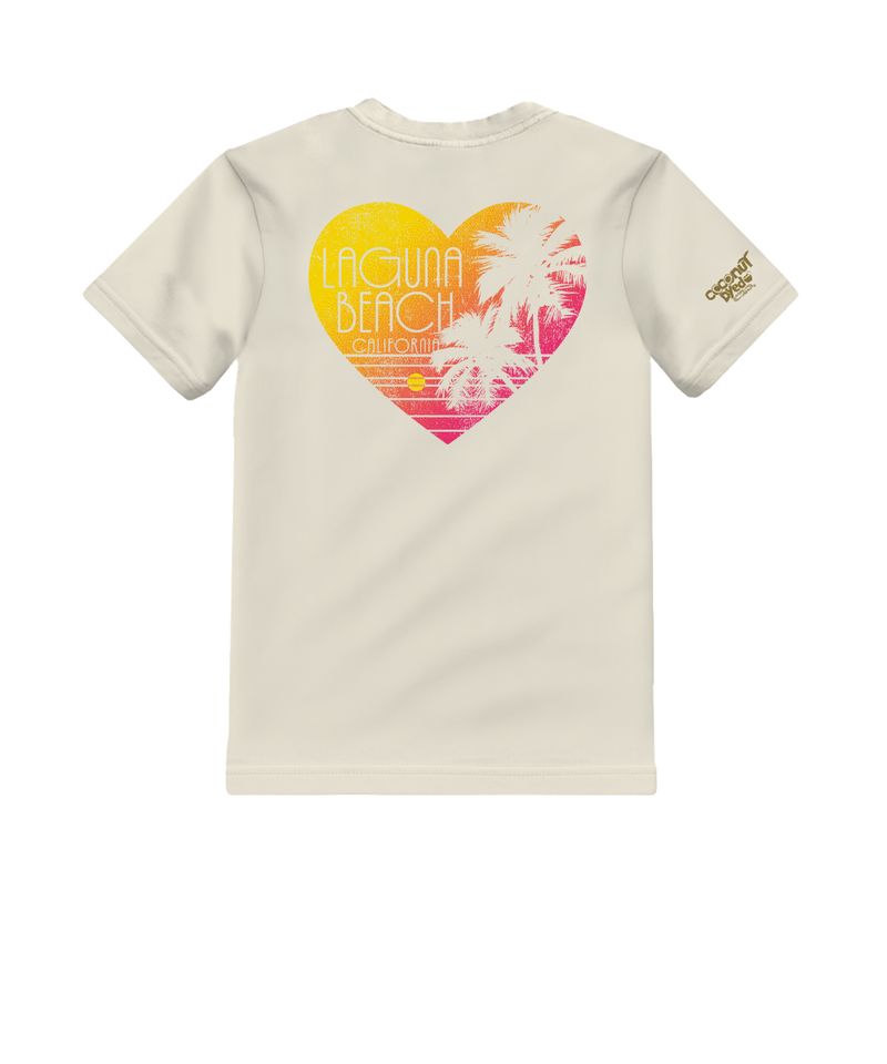 Love The Beach - Coconut Dyed Short Sleeve Crewneck T-Shirt