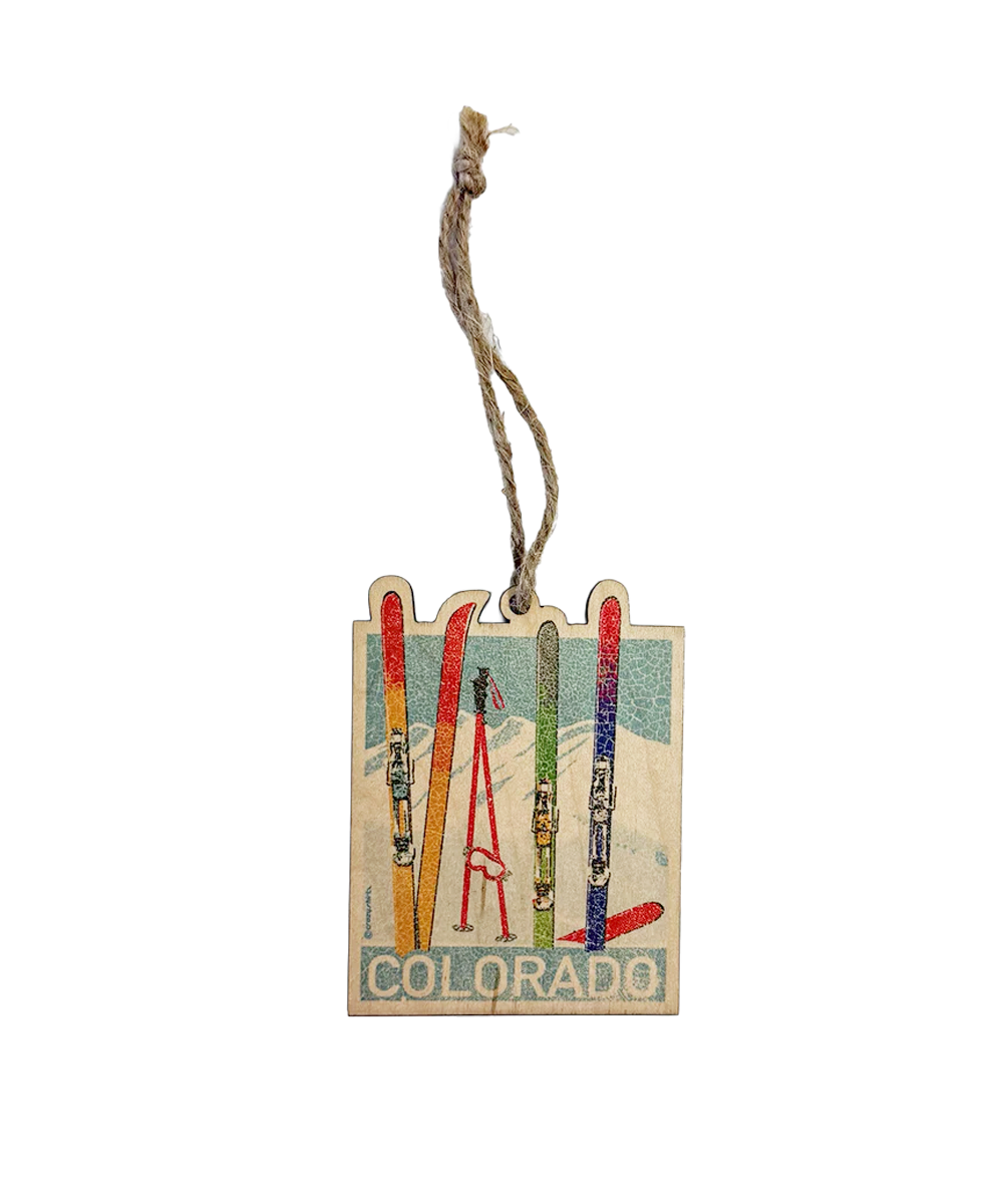 Vail Skis - Maplewood Ornament View 1