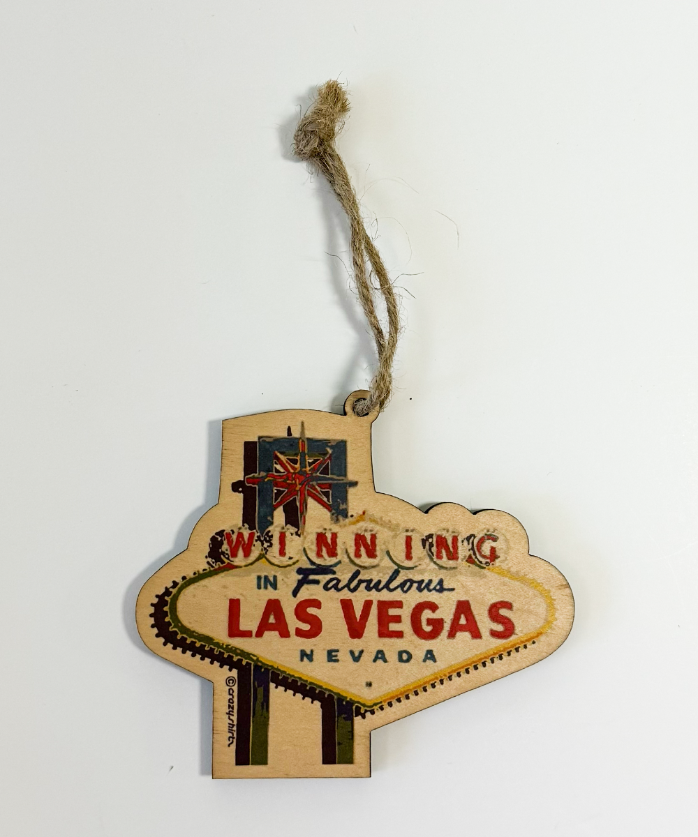 Winning Vegas Sign - Maplewood Ornament