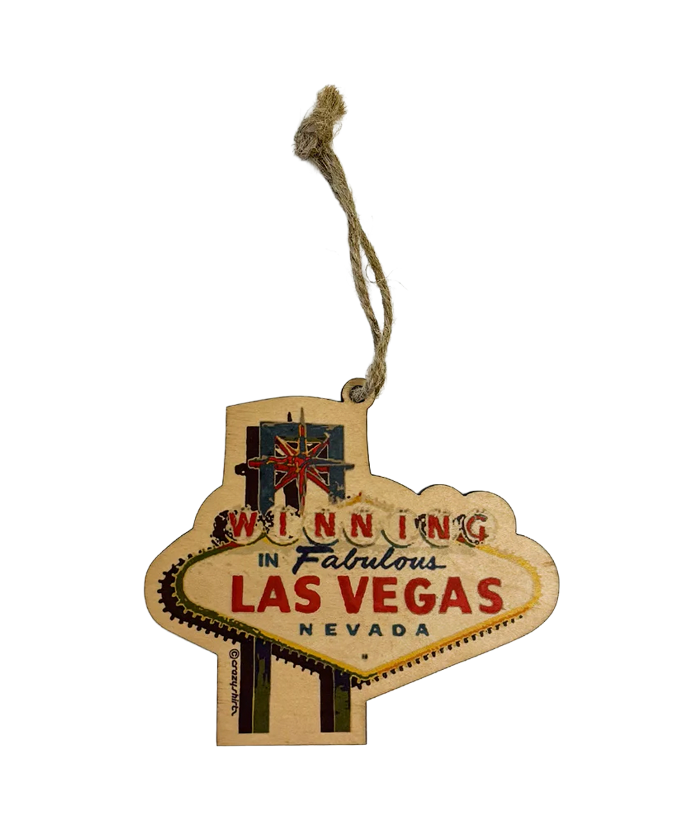 Winning Vegas Sign - Maplewood Ornament