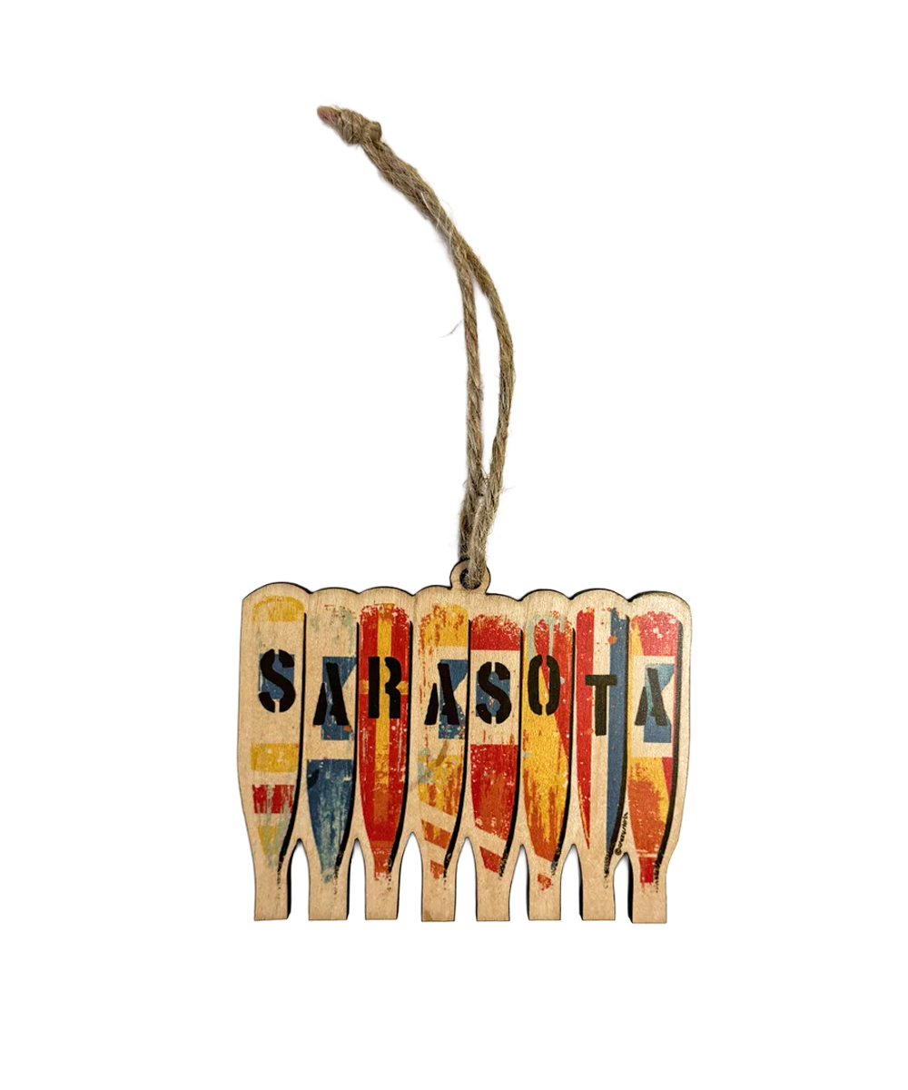 Oars - Maplewood Ornament View 1