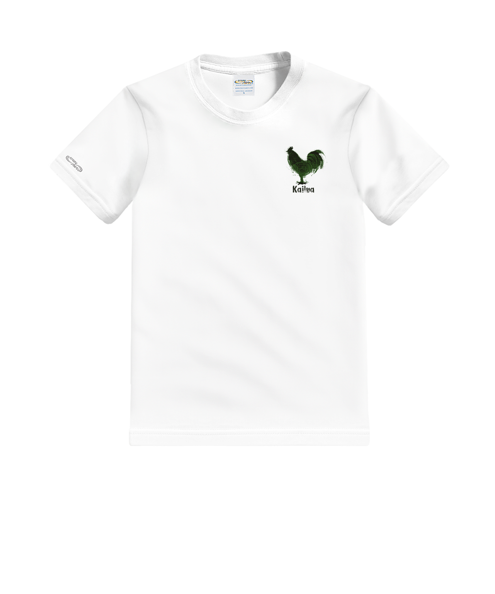 Chicken Scratch - White Short Sleeve Crewneck T-Shirt