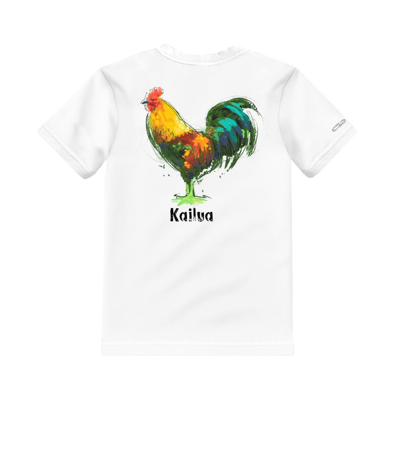 Chicken Scratch - White Short Sleeve Crewneck T-Shirt