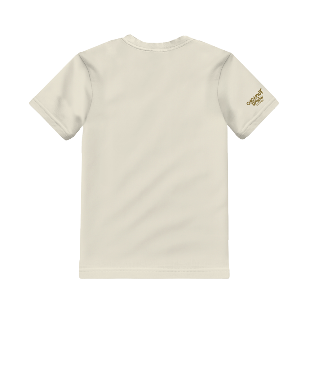 Rainbow In A Sail - Coconut Dyed Short Sleeve Crewneck T-Shirt