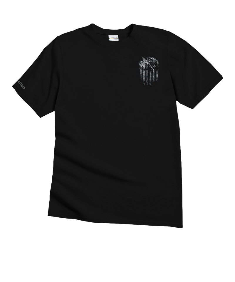 United Eagle - Black Short Sleeve Crewneck T-Shirt