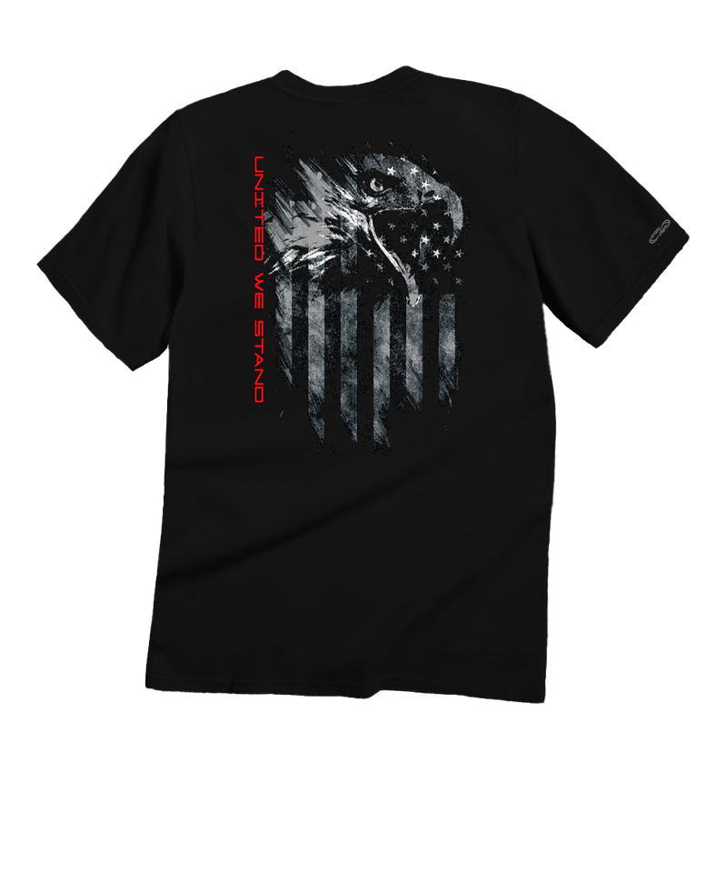 United Eagle - Black Short Sleeve Crewneck T-Shirt