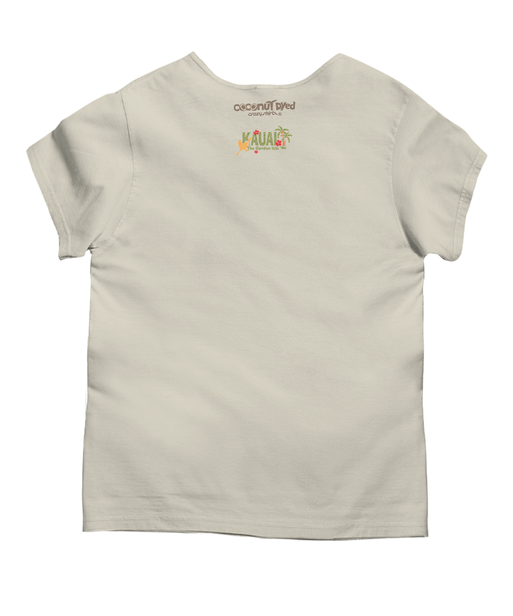 Best Of Kauai - Coconut Dyed Short Sleeve Scoop Neck T-Shirt