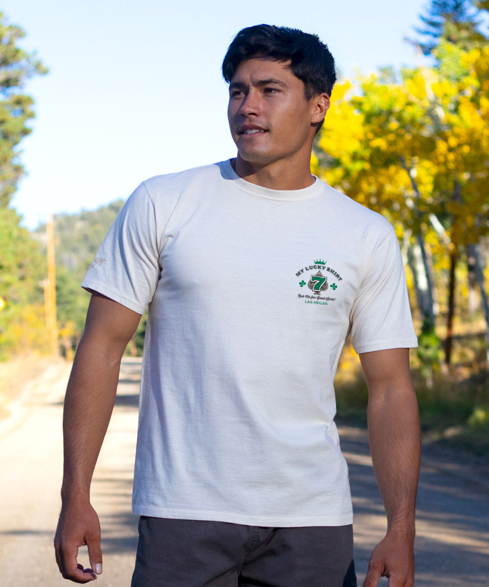 Good Luck Rub - Coconut Dyed Short Sleeve Crewneck T-Shirt