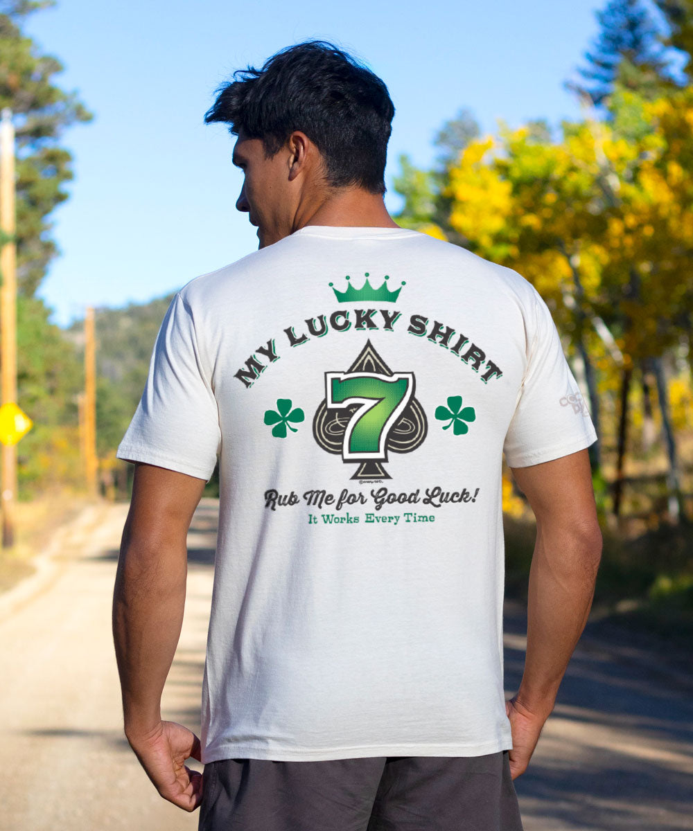 Good Luck Rub - Coconut Dyed Short Sleeve Crewneck T-Shirt