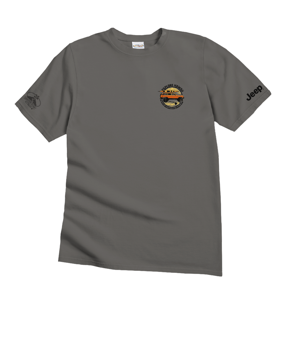 Jeep Explore - Crater Dyed® Short Sleeve Crewneck T-Shirt
