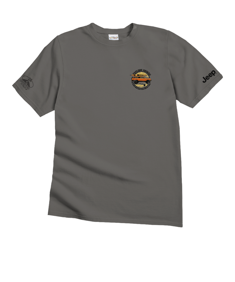 Jeep Explore - Crater Dyed® Short Sleeve Crewneck T-Shirt