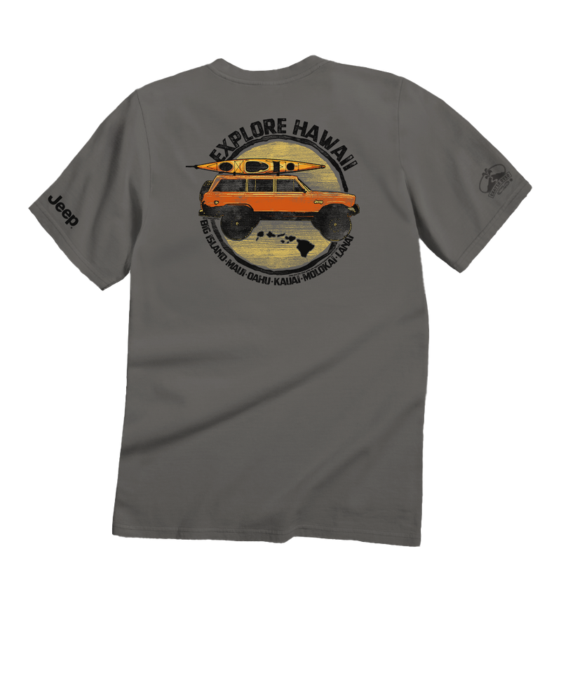 Jeep Explore - Crater Dyed® Short Sleeve Crewneck T-Shirt