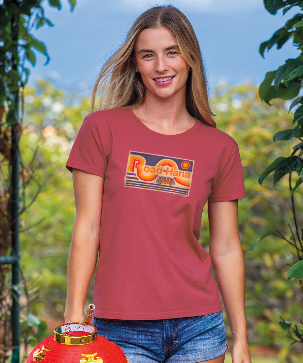 Volkswagen Hana Cruisin - Paradise Red Dyed Short Sleeve Crewneck T-Shirt