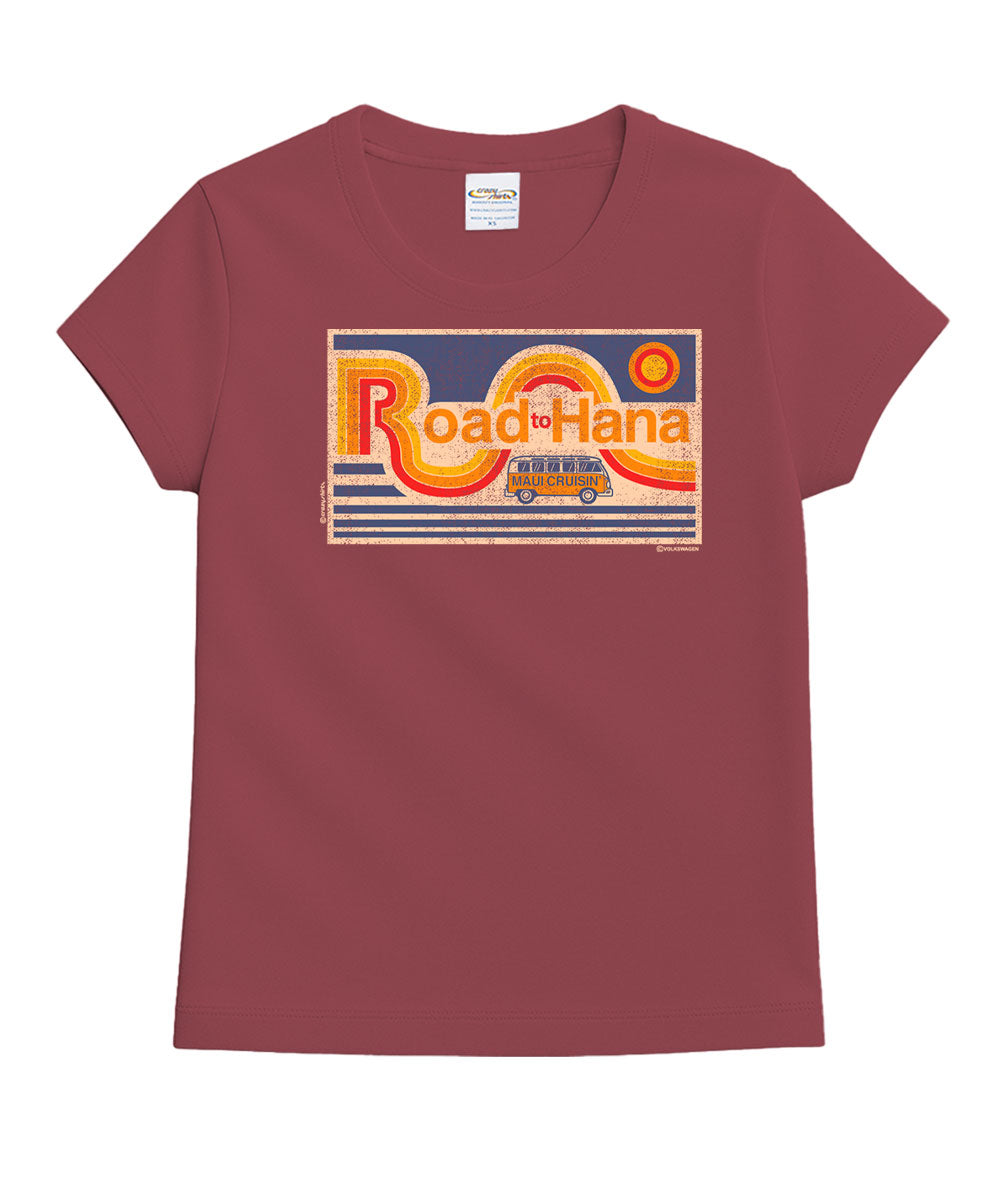 Volkswagen Hana Cruisin - Paradise Red Dyed Short Sleeve Crewneck T-Shirt