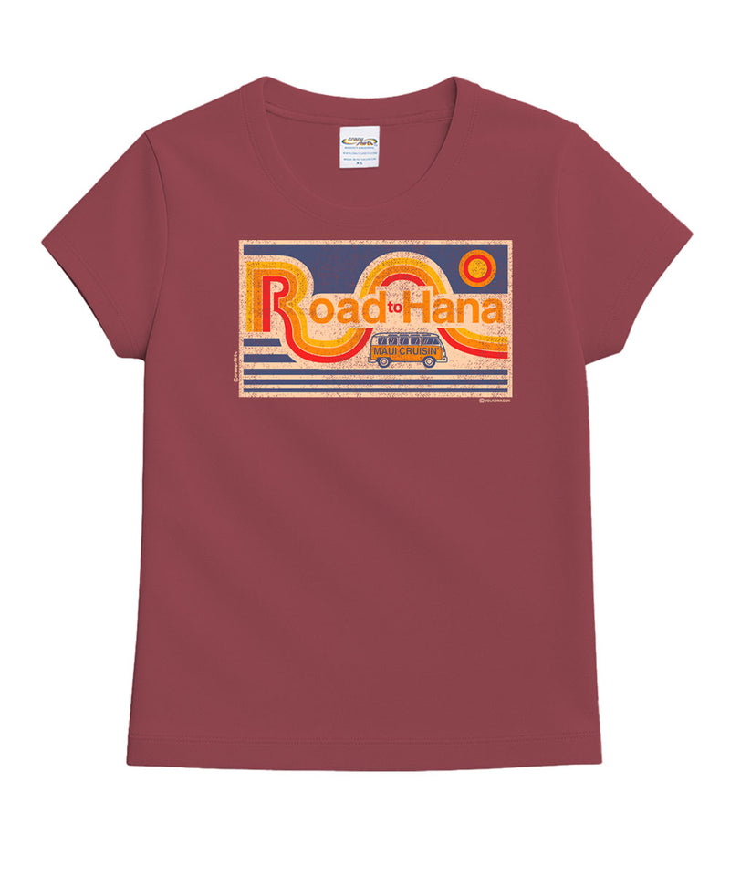 Volkswagen Hana Cruisin - Paradise Red Dyed Short Sleeve Crewneck T-Shirt
