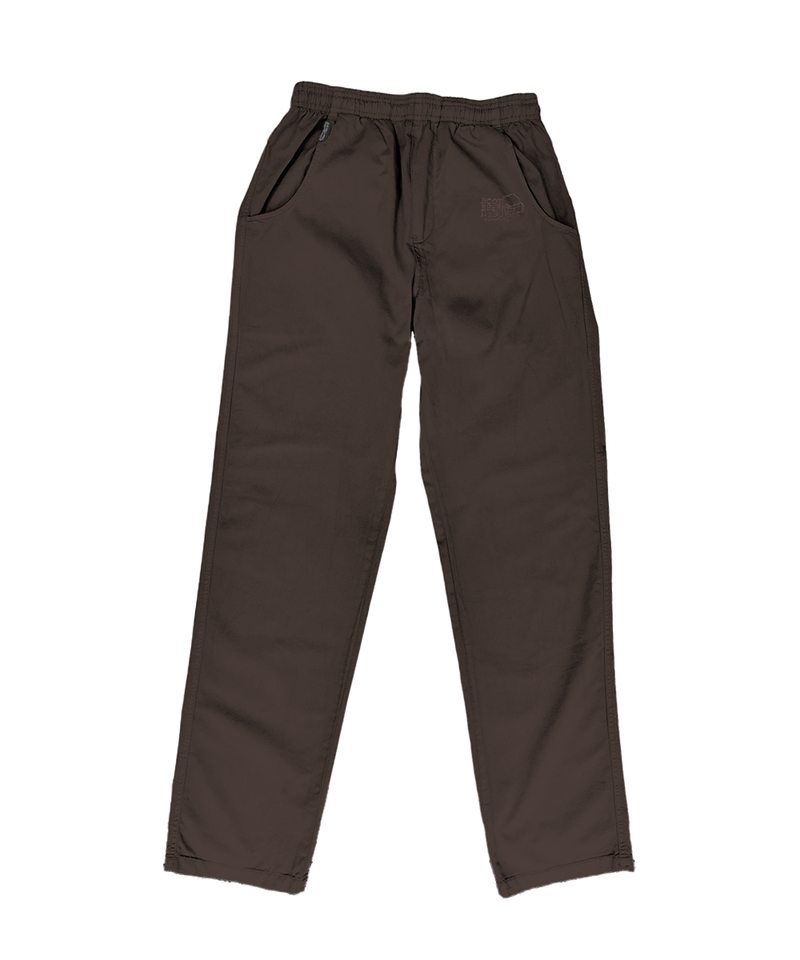 Root Beer Dyed Twill Pants