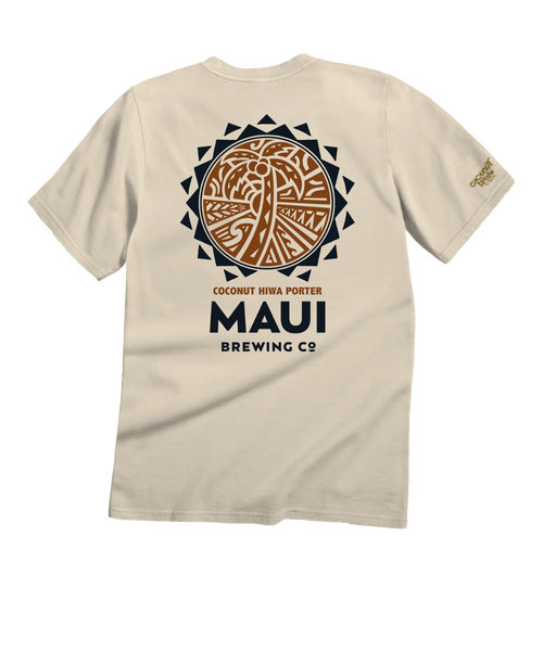 Maui Brewing Co Coconut Hiwa T-Shirt | Men's Coconut Dyed Crewneck