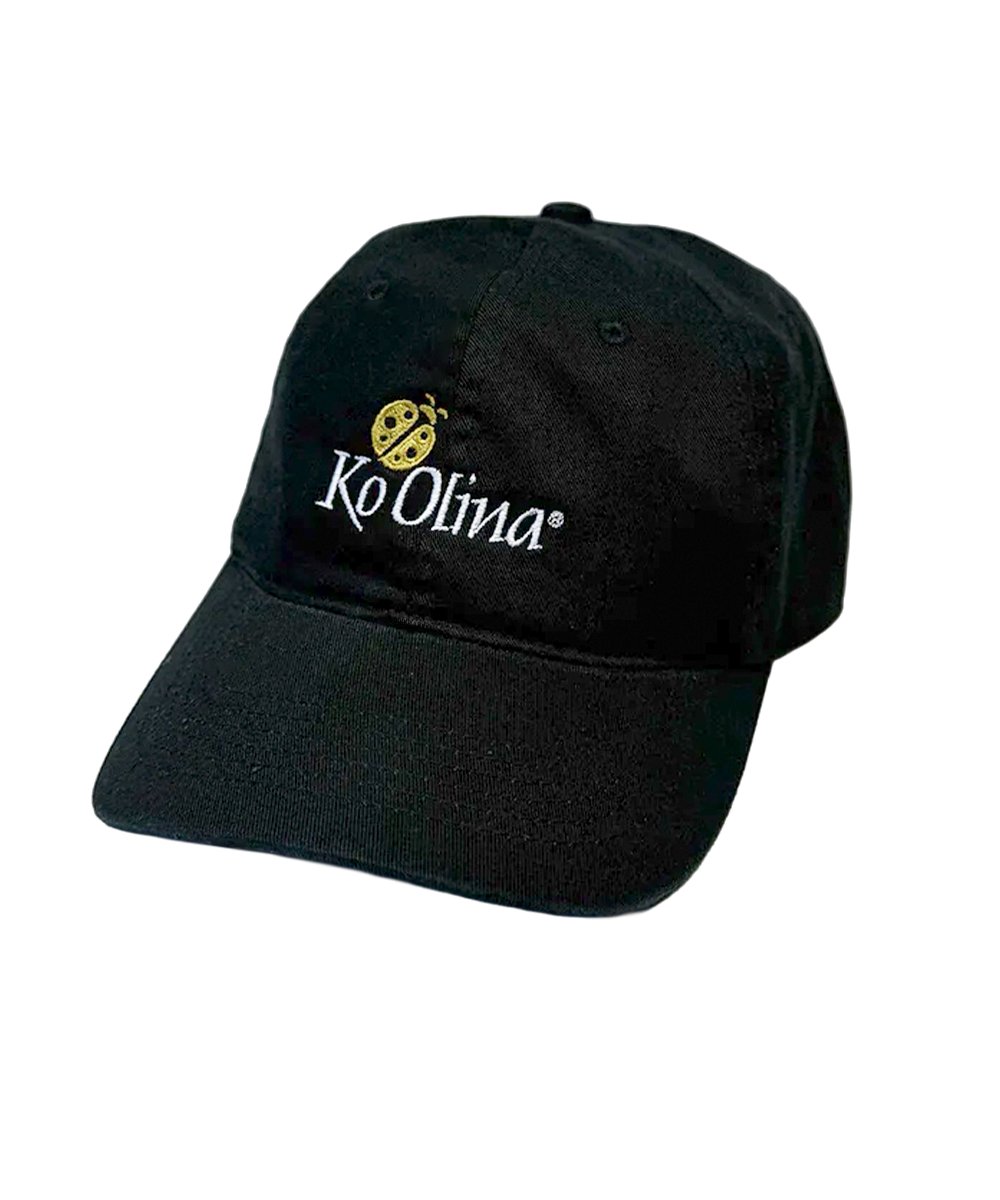 Black cap with 'Ko Olina' logo on a white background View 1