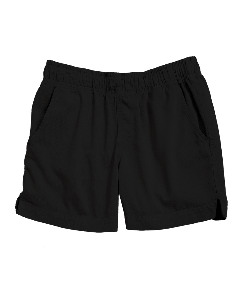 Black Shoreline Twill Shorts