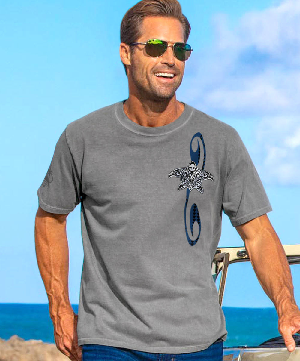Honu Tribe - Crater Dyed® Short Sleeve Crewneck T-Shirt