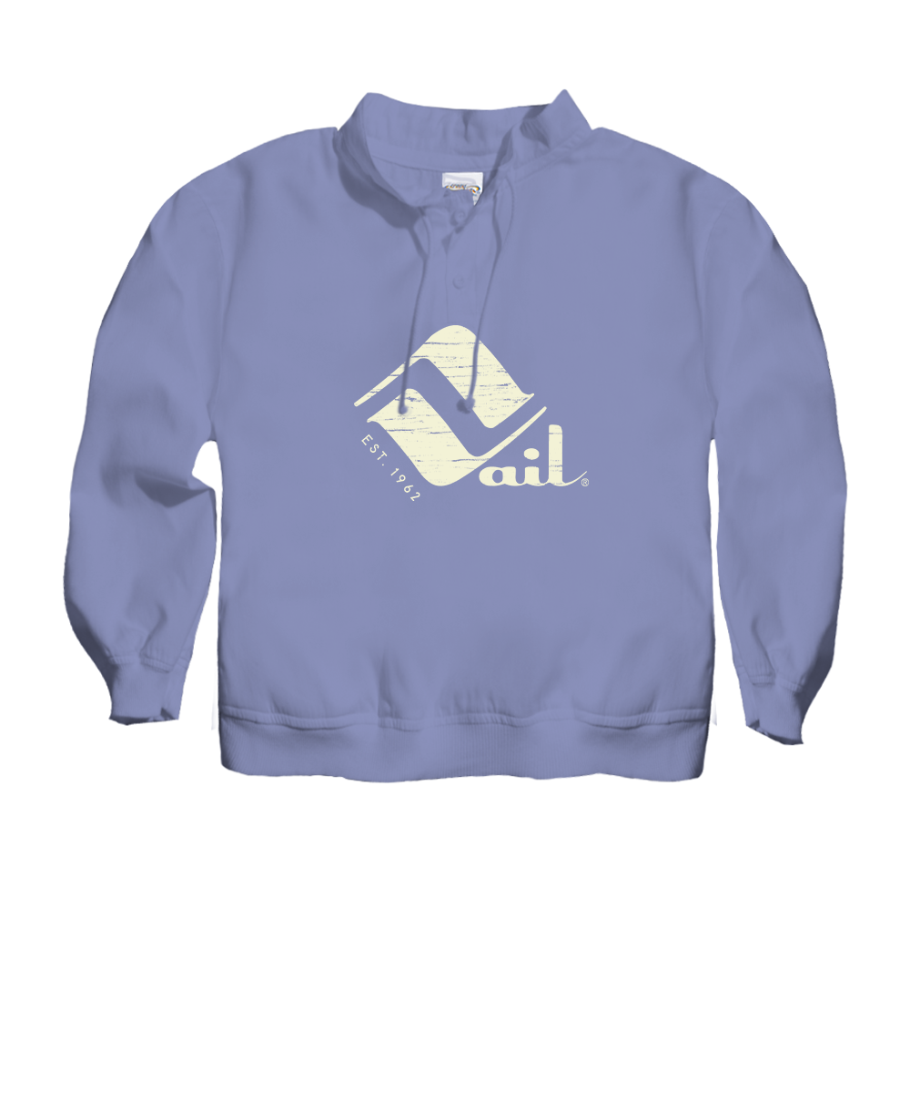 Retro Vail Lavender Dyed Long Sleeve Lightweight Pullover