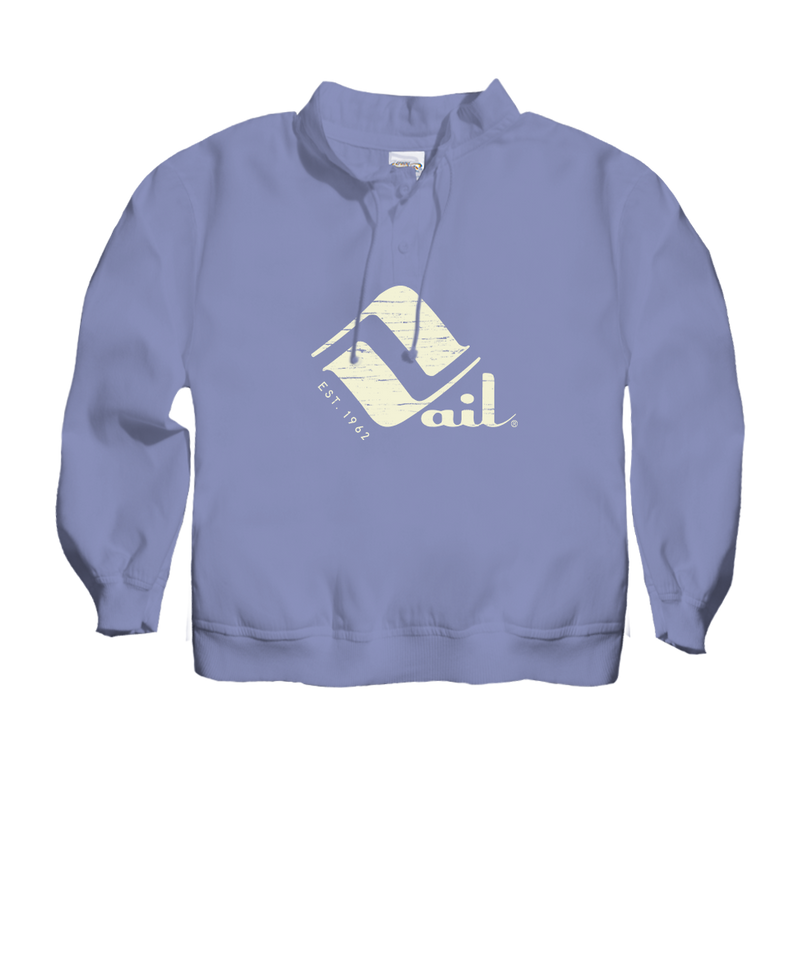 Retro Vail Lavender Dyed Long Sleeve Lightweight Pullover