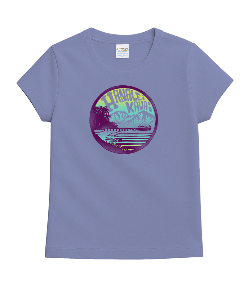 Hanalei Dream - Lavender Dyed Short Sleeve Crewneck T-Shirt