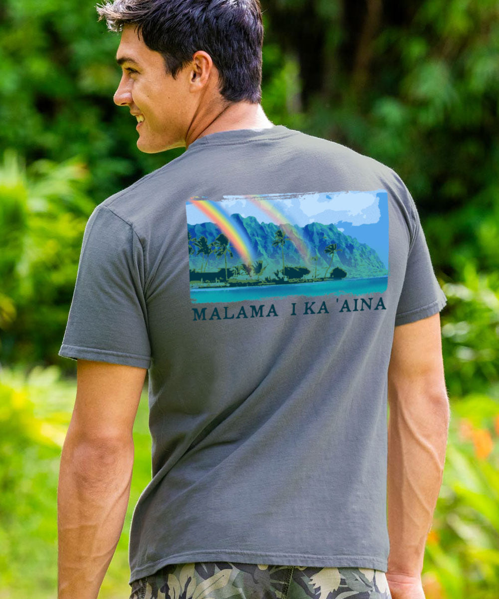 Koolau Mountains - Crater Dyed® Short Sleeve Crewneck T-Shirt