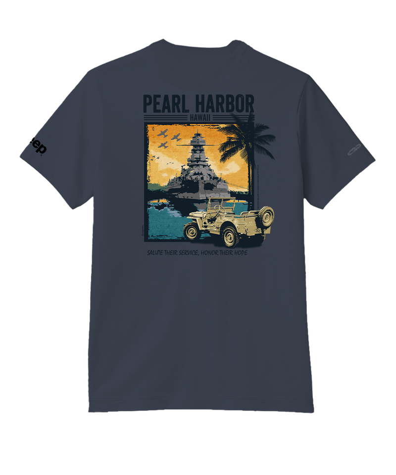 Jeep Pearl Harbor - Smoke Short Sleeve Pima T-Shirt
