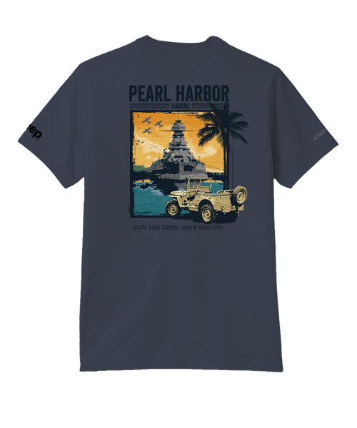 Jeep® Pearl Harbor - Smoke Short Sleeve Pima T-Shirt