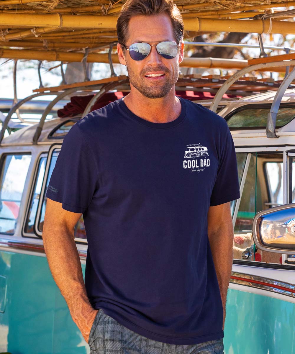 Volkswagen Cool Dad - Indigo Short Sleeve Pima T-Shirt