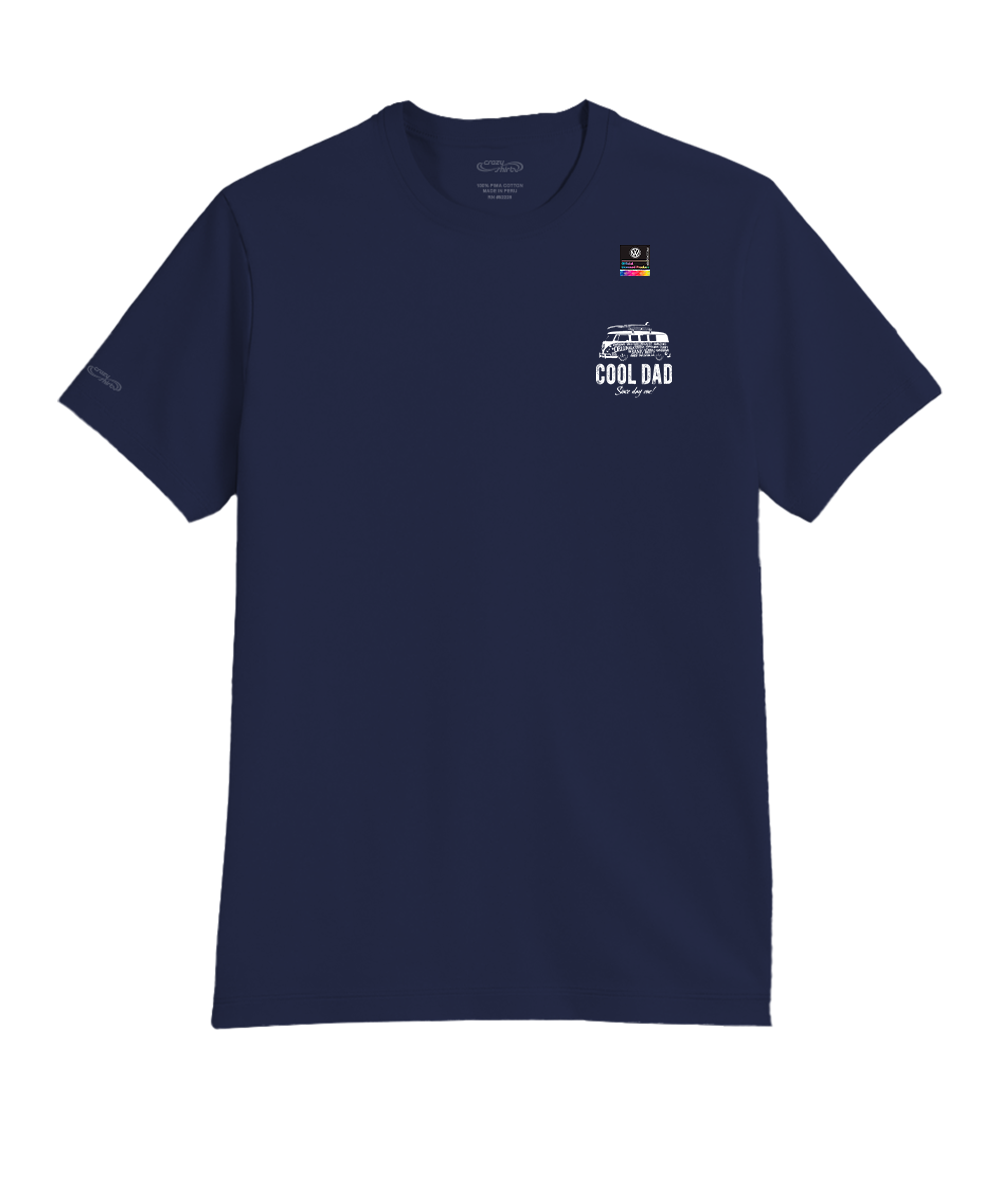 Volkswagen Cool Dad - Indigo Short Sleeve Pima T-Shirt