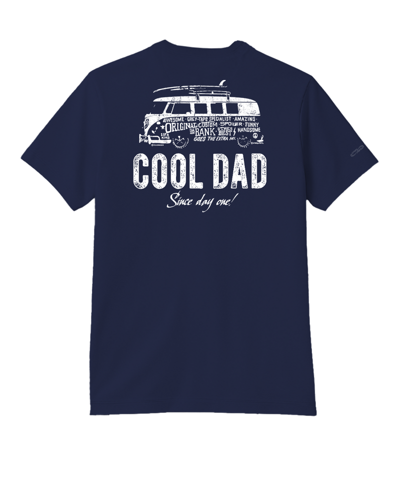 Volkswagen Cool Dad - Indigo Short Sleeve Pima T-Shirt