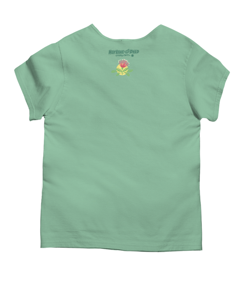 Ohia Lehua Band - Key Lime Dyed Short Sleeve Scoop Neck T-Shirt