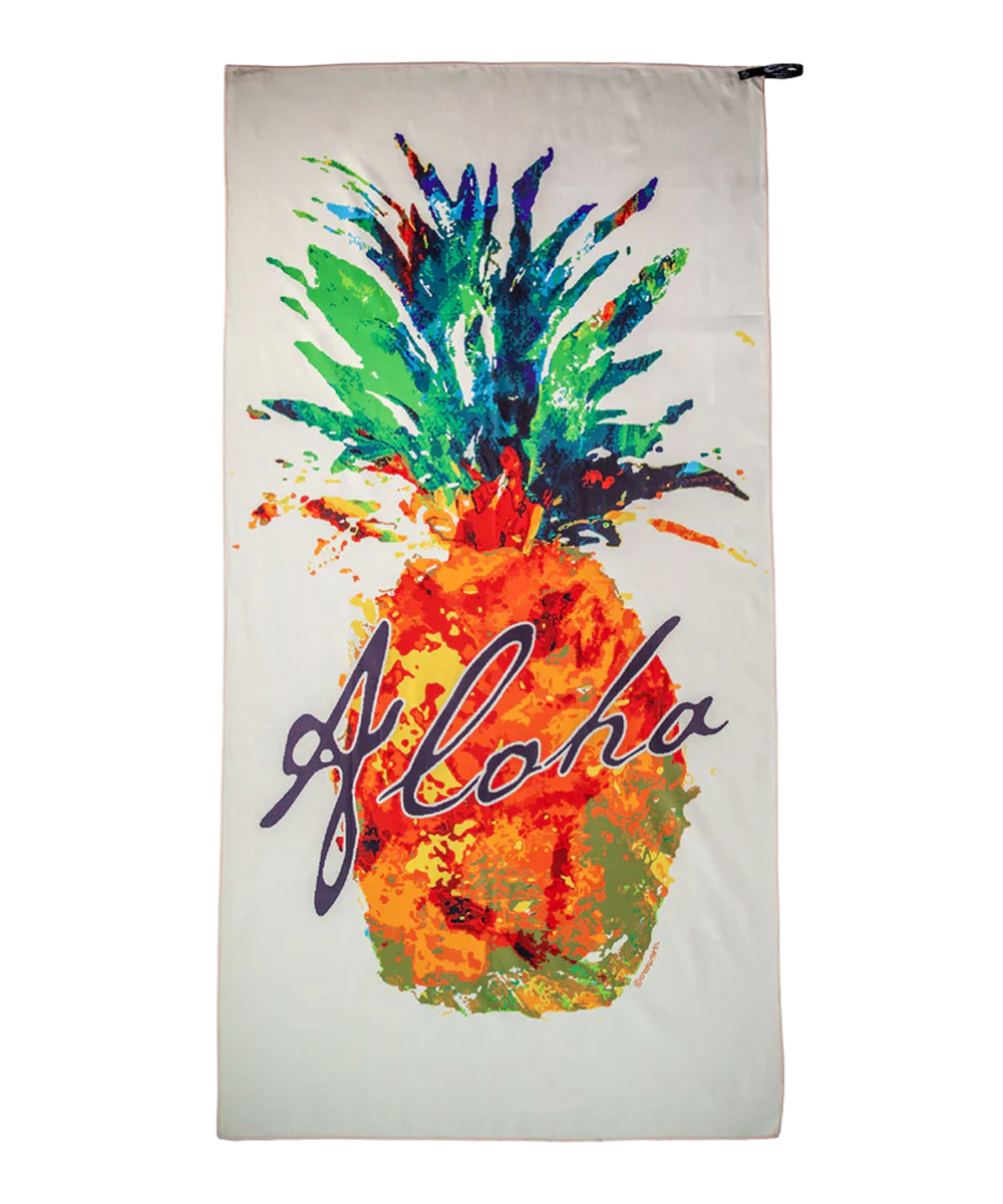 Splatter Pineapple - Microfiber Beach Towel
