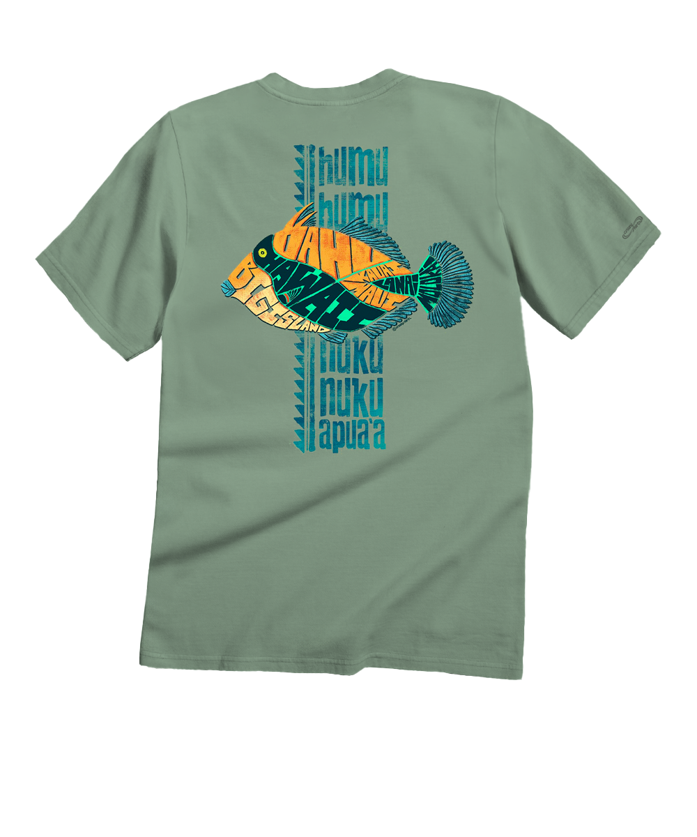 Humu Hawaii - Seaglass Short Sleeve Crewneck T-Shirt