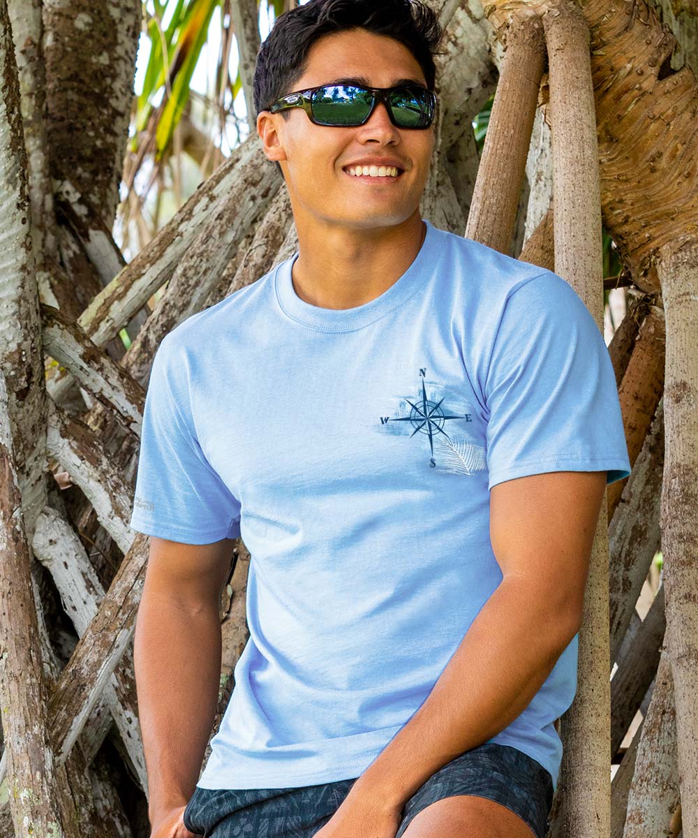Sail Away - Blue Sky Short Sleeve Crewneck T-Shirt