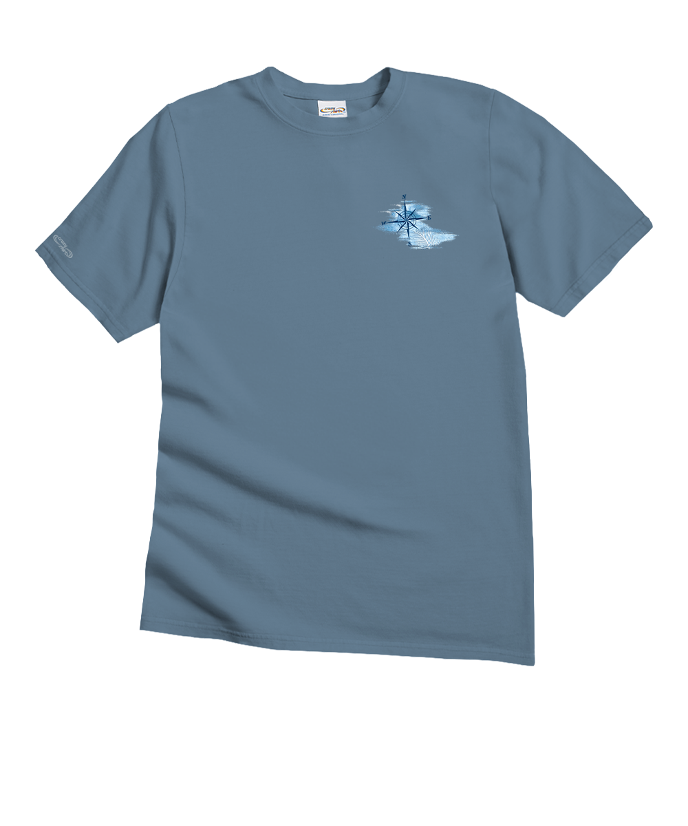 Sail Away - Blue Sky Short Sleeve Crewneck T-Shirt