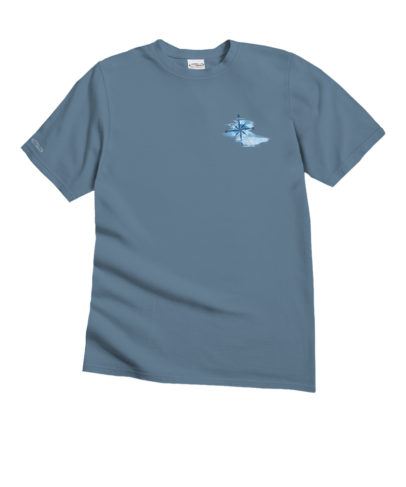 Sail Away - Blue Sky Short Sleeve Crewneck T-Shirt