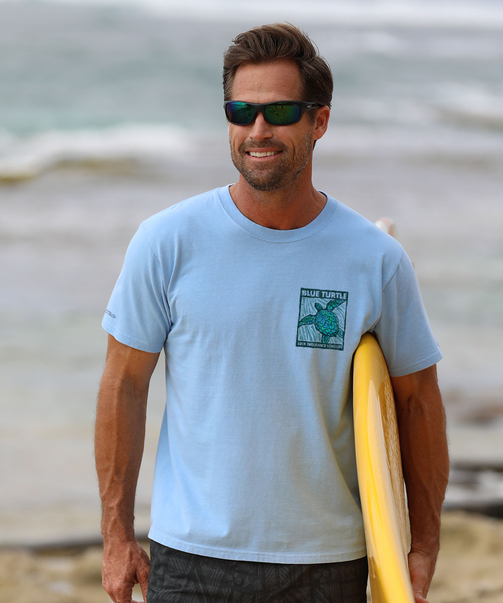 Blue Turtle - Blue Sky Short Sleeve Crewneck T-Shirt