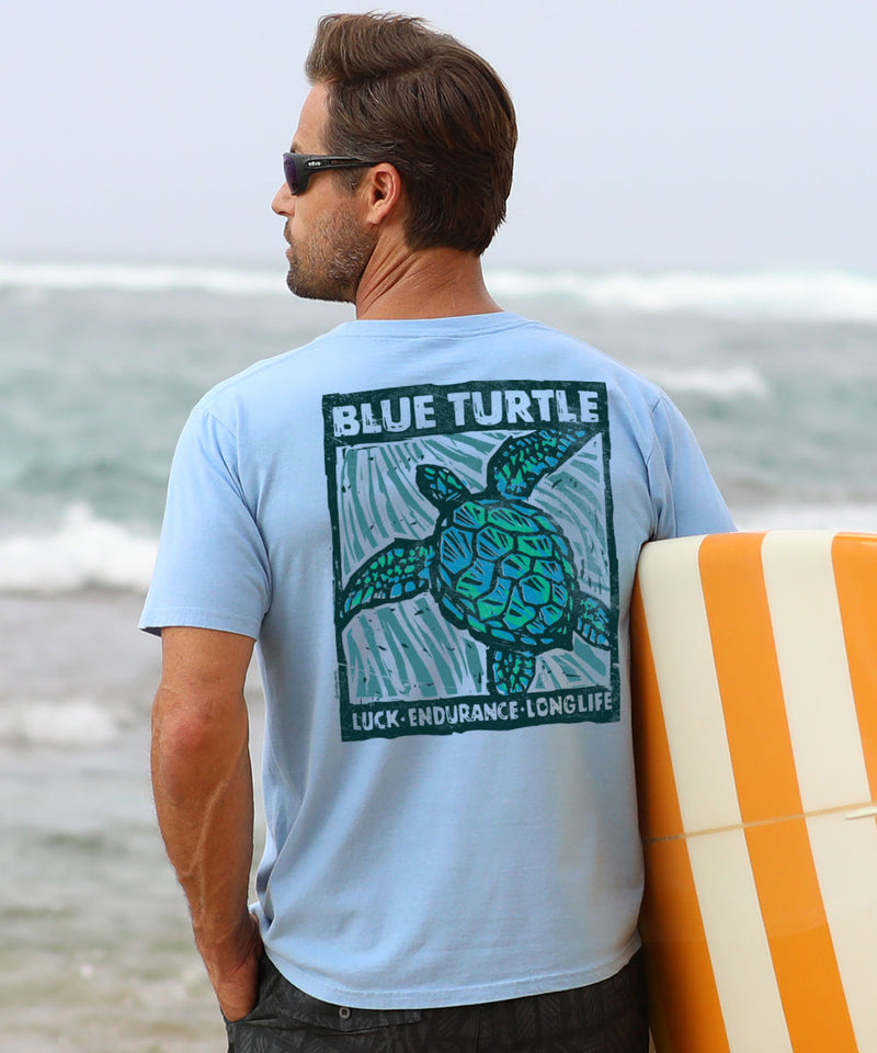 Blue Turtle - Blue Sky Short Sleeve Crewneck T-Shirt
