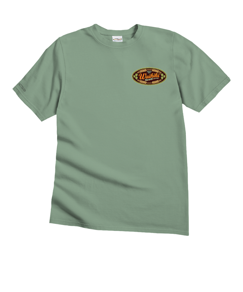 Waikiki Brewing Co - Seaglass Short Sleeve Crewneck T-Shirt