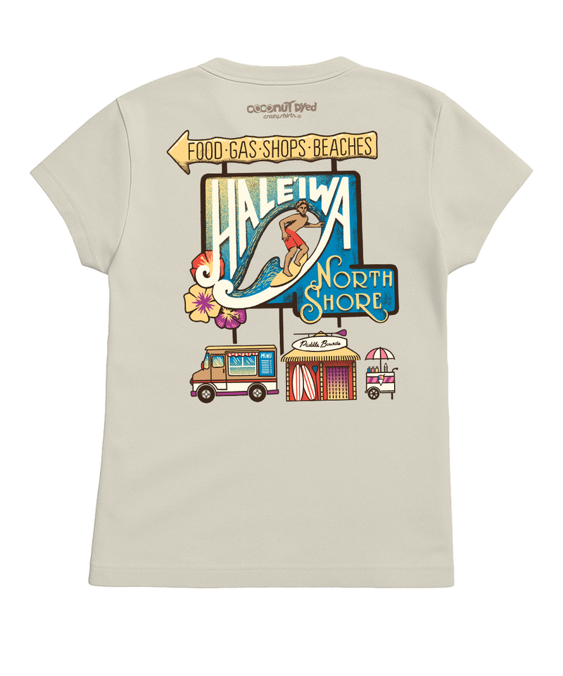 Haleiwa Activities - Coconut Dyed Short Sleeve Crewneck T-Shirt