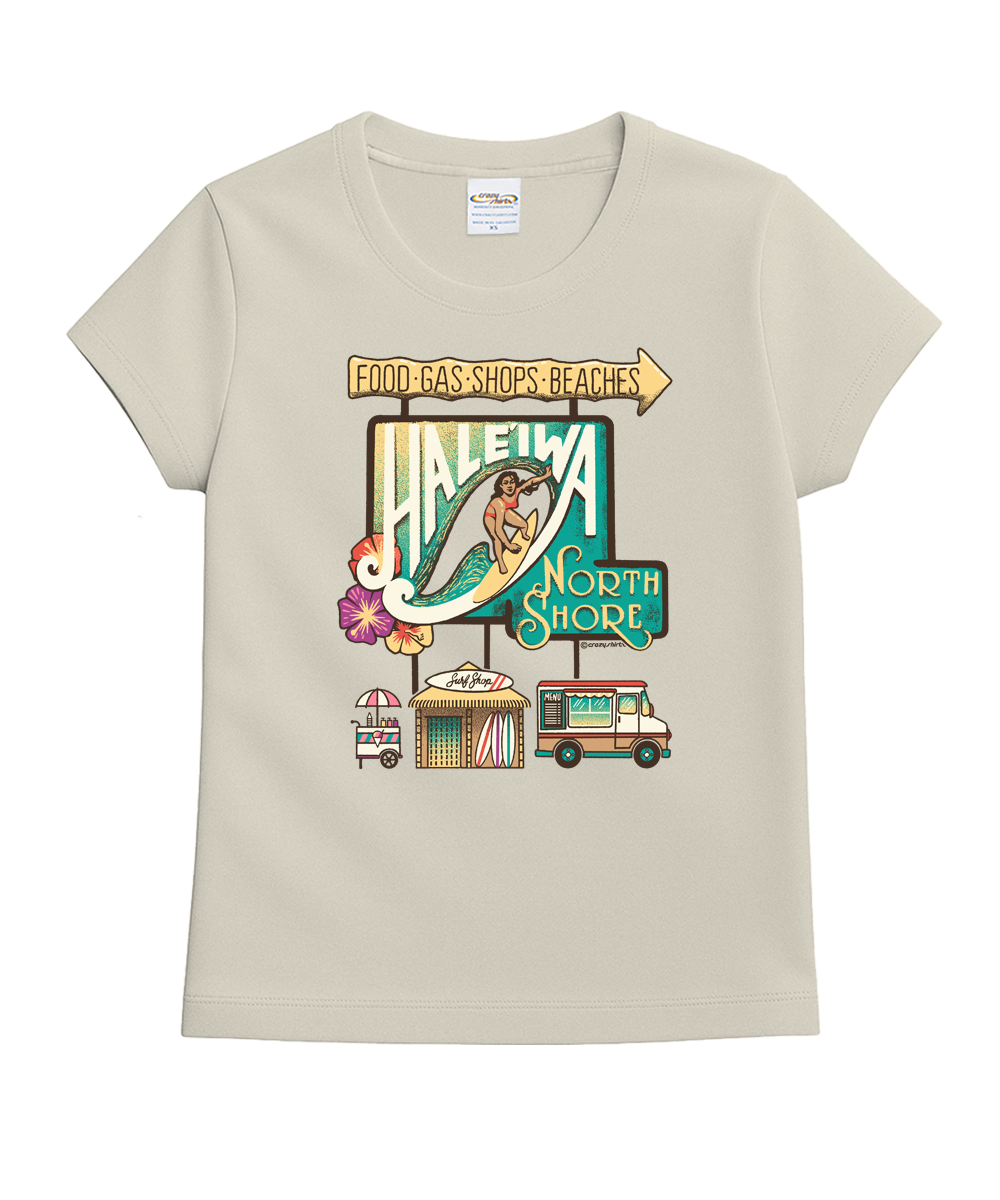 Haleiwa Activities - Coconut Dyed Short Sleeve Crewneck T-Shirt
